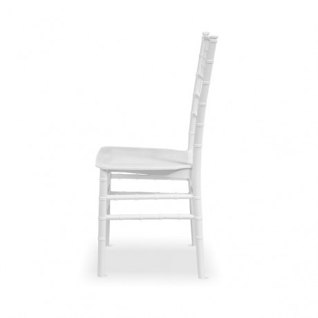 48509Н* Стілець пластиковий CHIAVARI TIFFANY білий