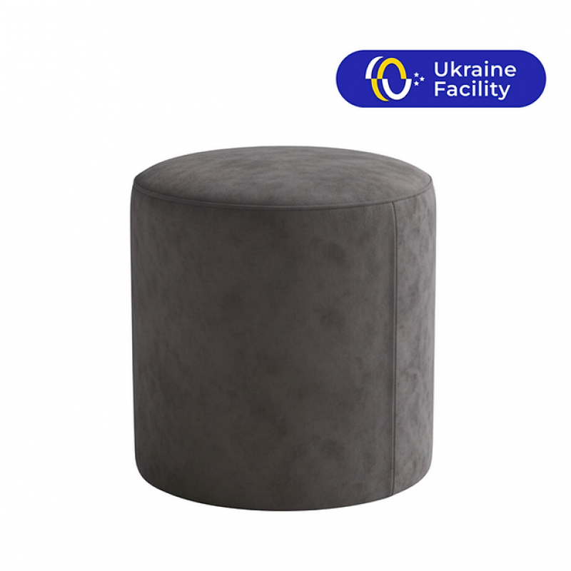 79490Н* Пуф круглий каркасний TELA (тканина)