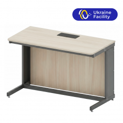 100405 HPL H Стіл лабораторний з розетками та пластиковою стільницею HPL 100405 HPL H Стіл лабораторний з розетками та пластиковою стільницею HPL