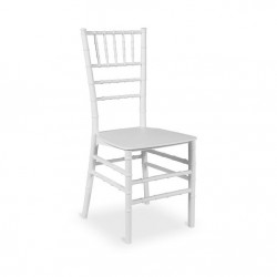 48509Н* Стілець пластиковий CHIAVARI TIFFANY білий