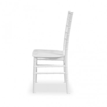48509Н Стілець пластиковий CHIAVARI TIFFANY білий