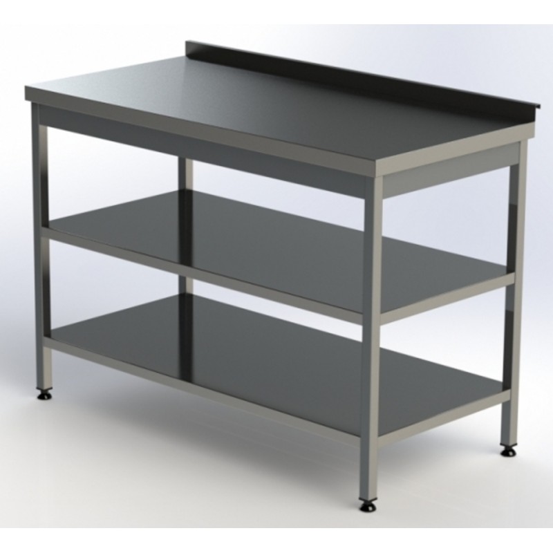 Стіл виробничий з 2-ма полицями 1400х500х850 