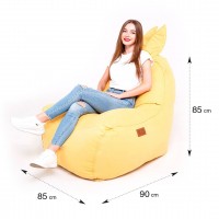 Крісло Зайка (ширина 85см, довжина 90см, висота 85см)