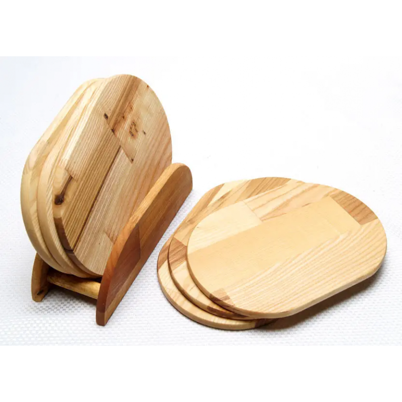 Кухонний набір із шести дощок на підставці (Ціну і наявніть уточнюйте у мененджера)